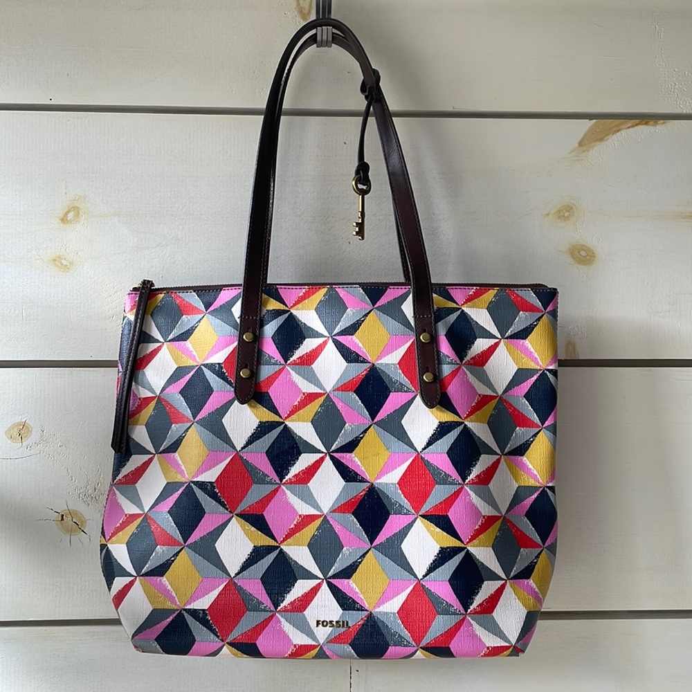 Leather FOSSIL shoulder bag